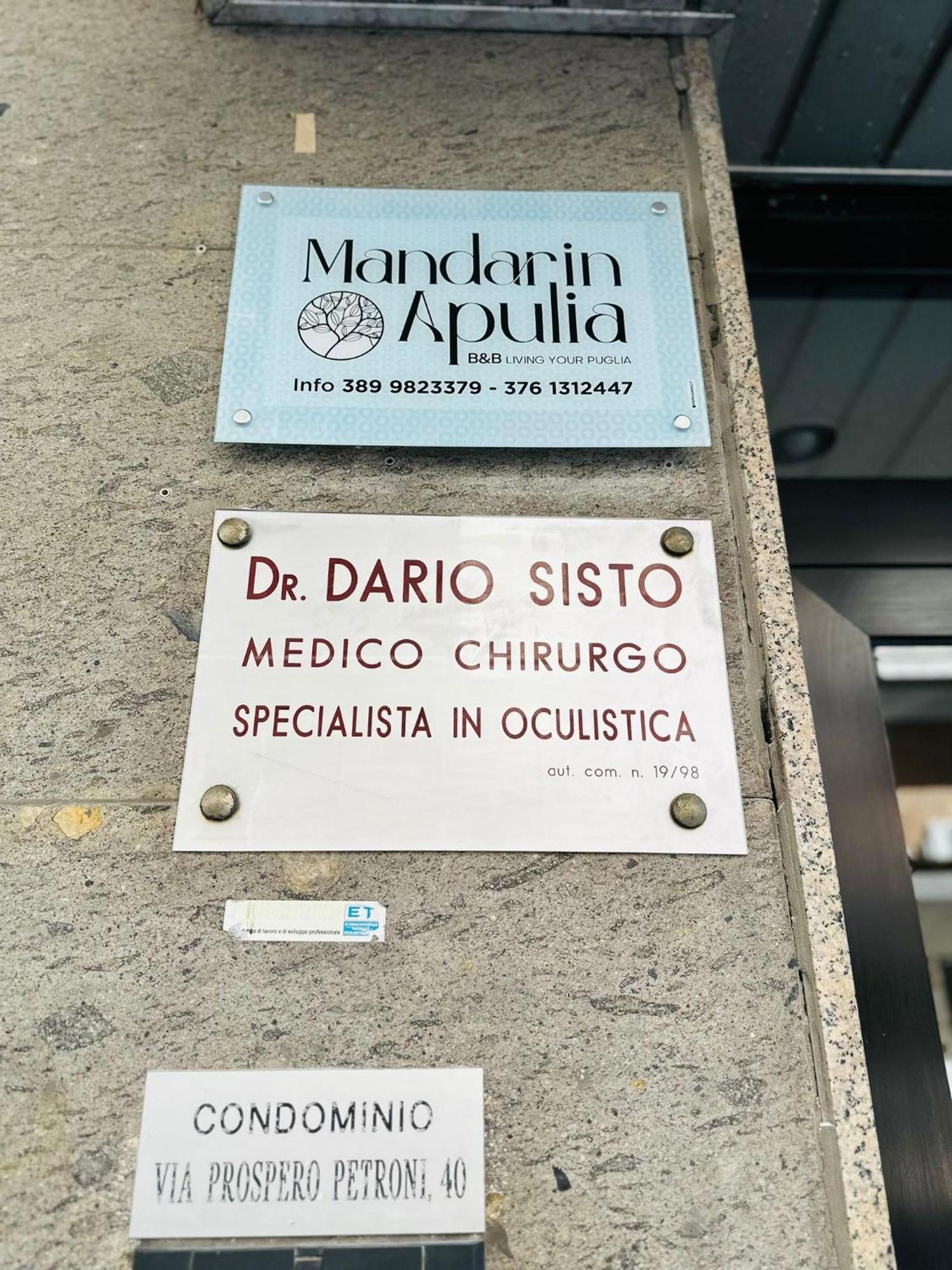 Mandarin Apulia B&B Bari Exteriör bild
